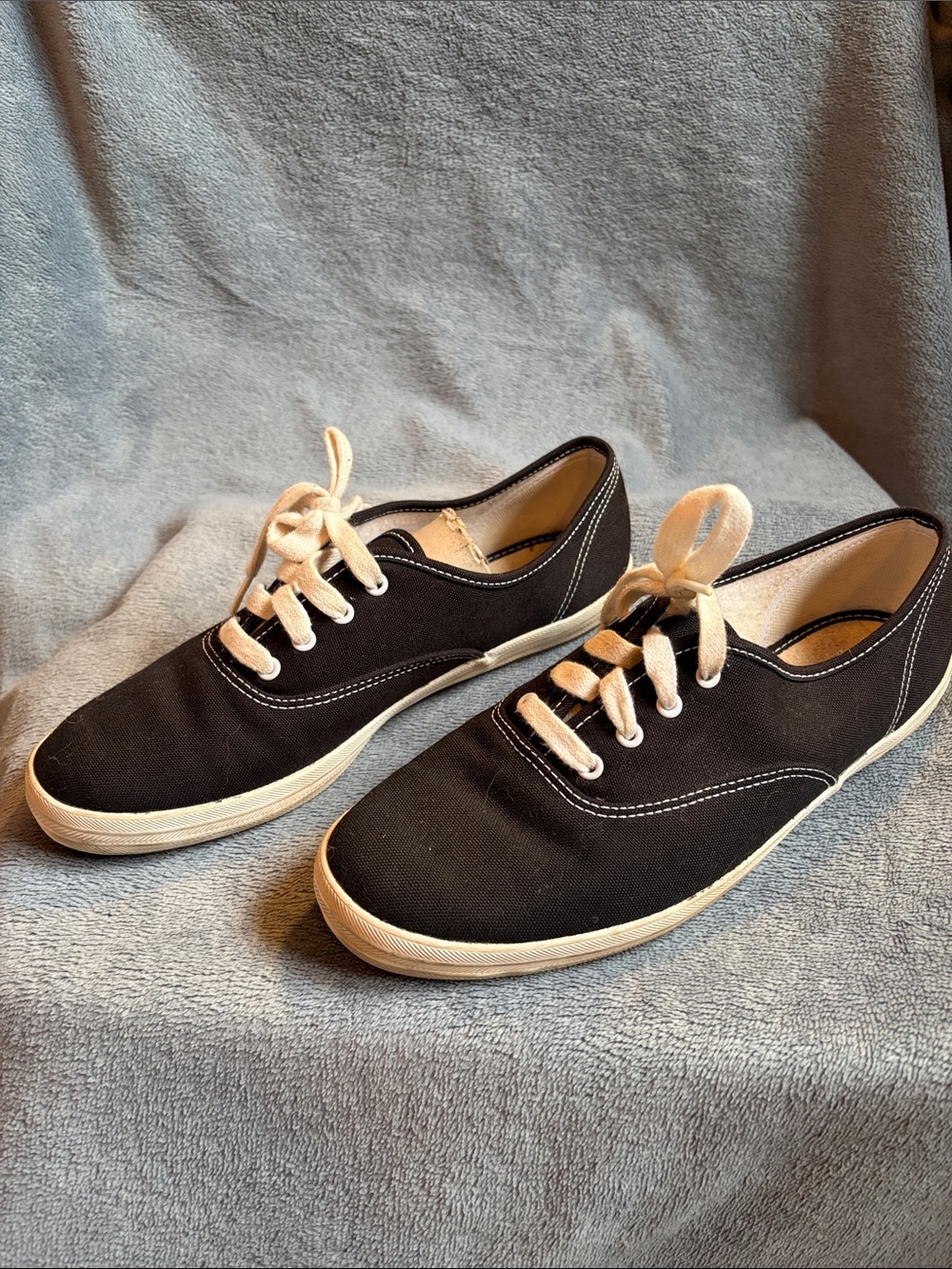 Keds Black Canvas Sneakers Size 8